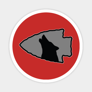 Howling Wolf Arrowhead - 2 Magnet